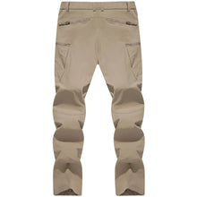 TACVASEN Summer Lightweight Trousers Mens Fishing Pants Outdoor Hiking Nylon Quick Dry Pockets Cargo Pants Casual Work Trousers