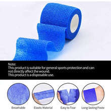 12/10pcs Colorful Sport Self Adhesive Elastic Bandage Wrap Tape Elastoplast For Knee Pad Finger Ankle Palm Aid Kit Pet Tool Warm