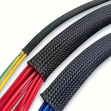 10m /32.8 Feet Pet Expandable Braided Mesh Sleeve Black Flexible Wire Mesh Cover Tv Audio Pc Cable Protection Against Pet Chewing