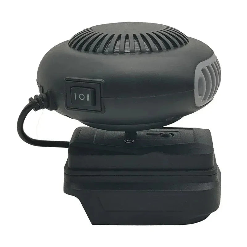 Portable Lithium Electric Power Warm Air Blower Fan Heater Hot&Cold Wind Dual Mode for Makita for Bosch for DeWalt for Milwaukee