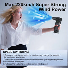 Blower Car Vacuum Cleaner Turbo Fan Violent Jet Fan Cleaning Blowing Tools Auto Dust Collector Portable Air Duster Hair Dryer