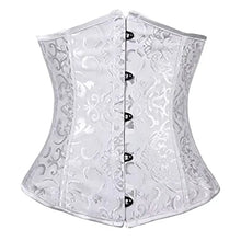 Women Gothic Jacquard Underbust Corset Bustier Waist Cincher Slimming Body Shaper Corselete Lingerie Plus Size Party Clubwear