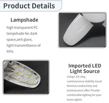 28W Fan Shape LED Bulb E27 LED Lamp Foldable 220V  Light Bulbs For Home Living Room Warehouse Garage Ceiling Light