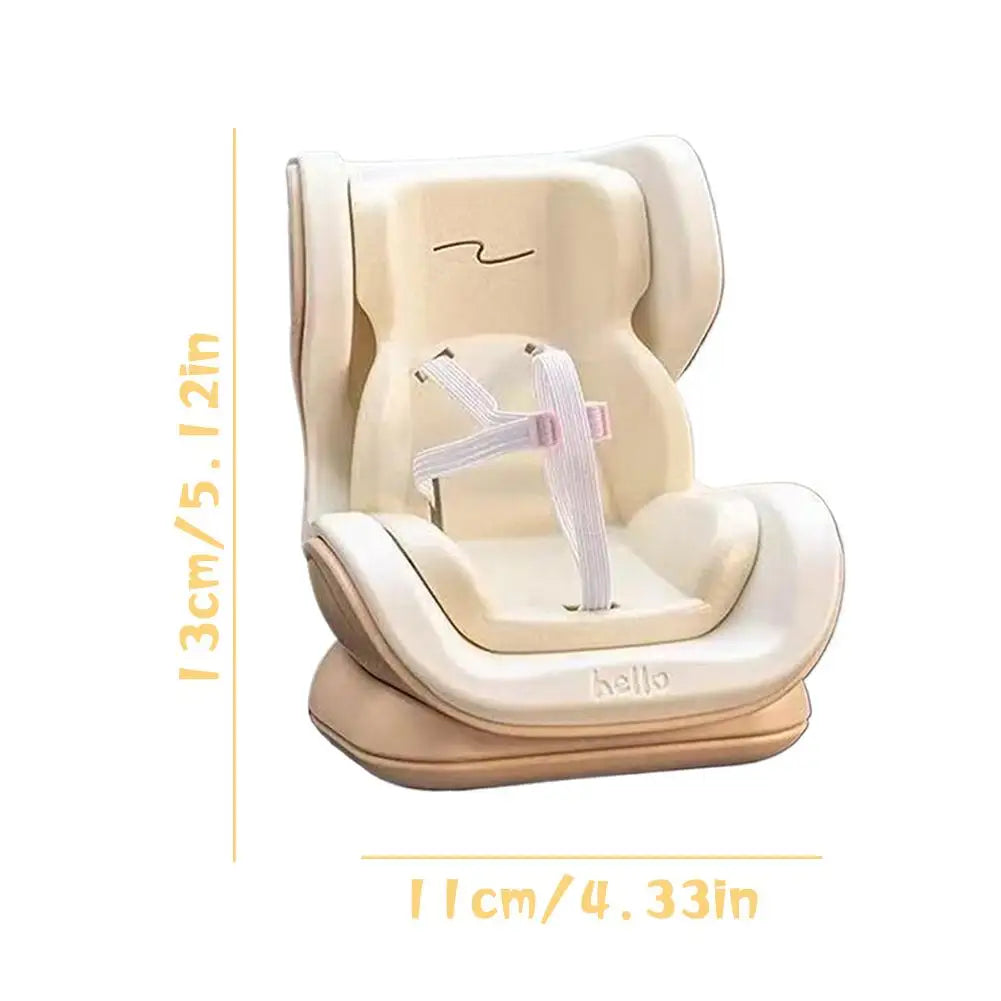 Dolls Accessories For Labubu Mini Plush Car Seat Safety Seat with Car Air Vent Ornament Car Decoration
