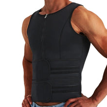 Men's Body Shaper Waist Trainer Sauna Vest Belts Sweat Sauna Corset Suits Abdomen Slimming Shapewear Fat Burning Fitness Tops