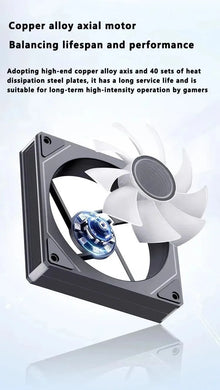 LDPCSJ PRISM 4 RS 12cm ARGB 4 Pin Computer Case Fan Quiet Cooling 12V Large Air Volume 1200RPM for Desktop Gaming PC Build