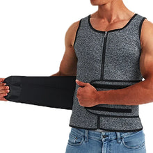 Men's Body Shaper Waist Trainer Sauna Vest Belts Sweat Sauna Corset Suits Abdomen Slimming Shapewear Fat Burning Fitness Tops