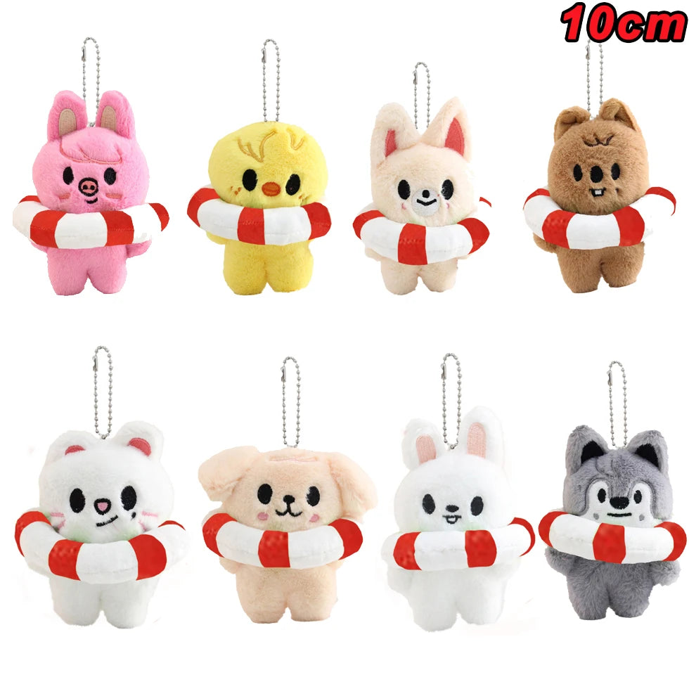 New KPOP Plush Keychain Korean Ide Pendant Toy Keychain Fan Collection Giftsol Plush Cartoon