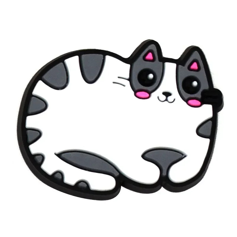 Shoe Charms for Crocs Accessories
 Pet Cat Shoes Charm for Croc Decorations Pins Men Accessory Jeans Woman Clogs Clips Badges
