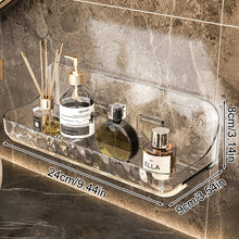 Acrylic Bathroom Shelf Household Toilet Wall Hanging Washstand Perforation-Free Cosmetics Storage Organizer on the Wall