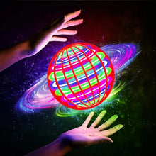 Floating Magic UFO Flying Ball LED Dazzling Lights Automatic Spinning Flying Machine Outdoor Sports Toy Birthday Gift