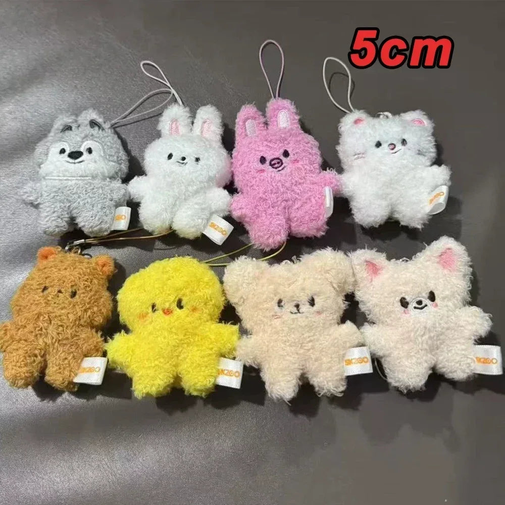 New KPOP Plush Keychain Korean Ide Pendant Toy Keychain Fan Collection Giftsol Plush Cartoon