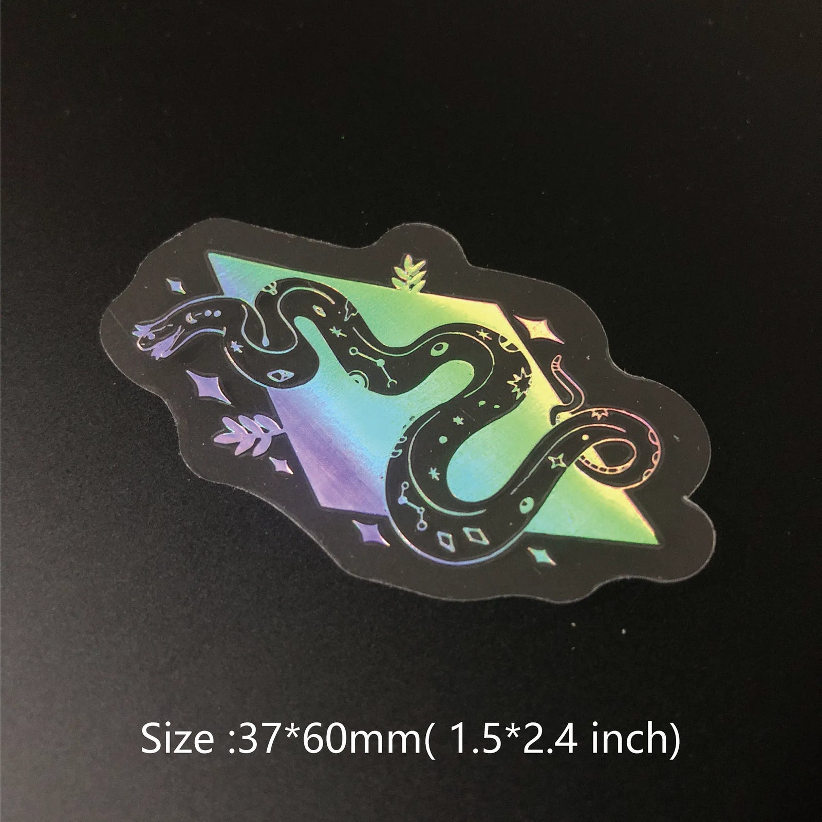 100 Pack Transparent PET Stickers BOHO Designs – Snake;Sun;Moons;Stars etc-Perfect for DIY, Bujo, Phone Cases, Windows & More