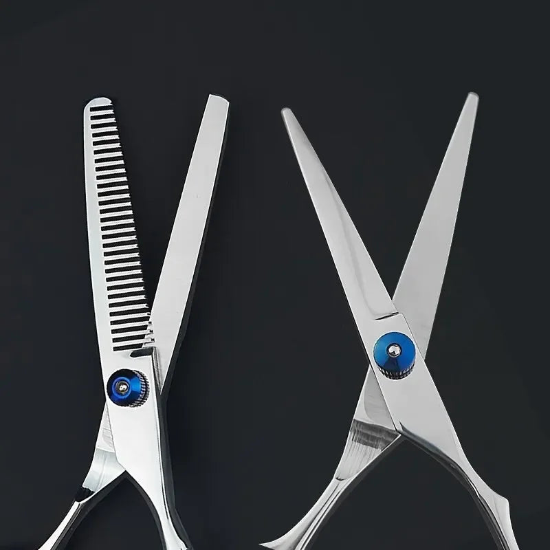 Hairdressing Scissors Stainless Steel Professional Hairdressing Scissors Cutting Thinning Scissors Barber Shear Home Salon
