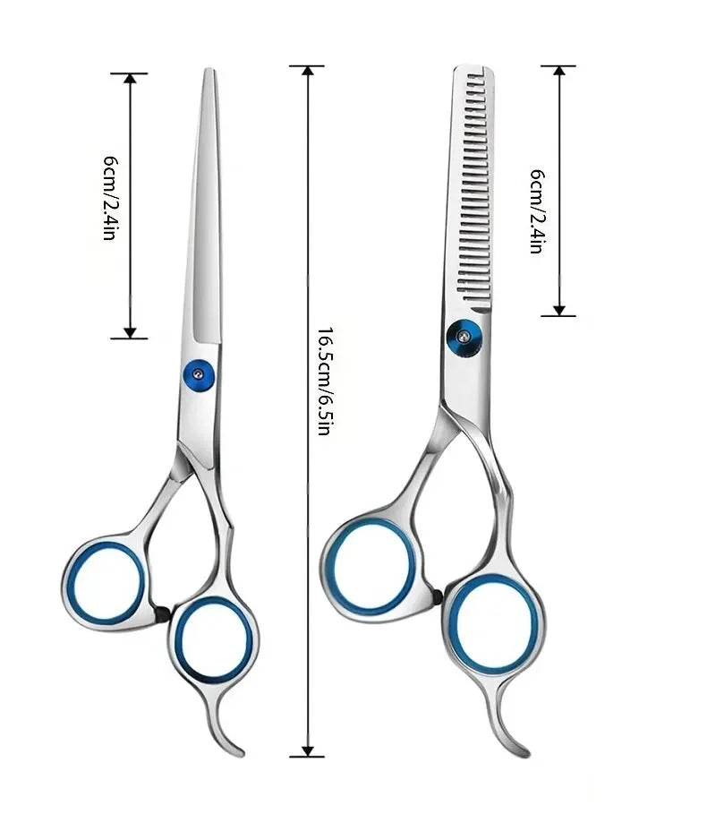 Hairdressing Scissors Stainless Steel Professional Hairdressing Scissors Cutting Thinning Scissors Barber Shear Home Salon