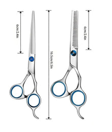 Hairdressing Scissors Stainless Steel Professional Hairdressing Scissors Cutting Thinning Scissors Barber Shear Home Salon