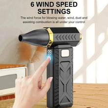 M18 Brushless Turbo Blower Jet Fan 400000RPM Powerful Electric Portable Dust Cleaner 53m/s Type-C Charging Violent Fan