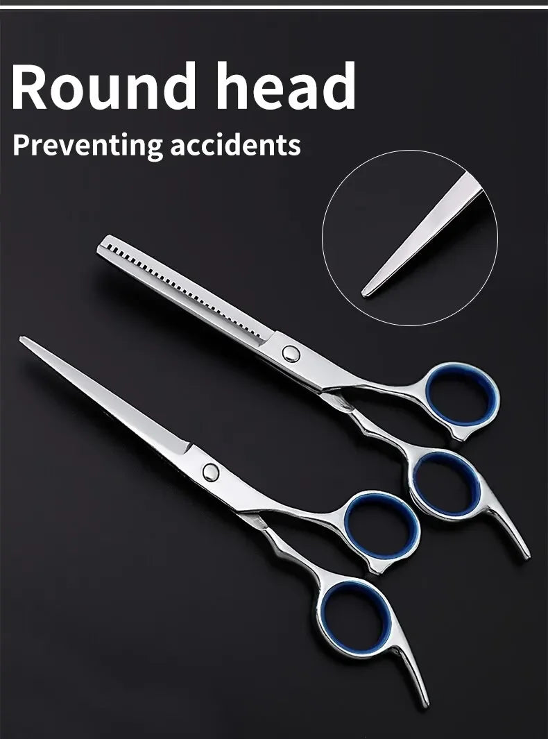 Hairdressing Scissors Stainless Steel Professional Hairdressing Scissors Cutting Thinning Scissors Barber Shear Home Salon