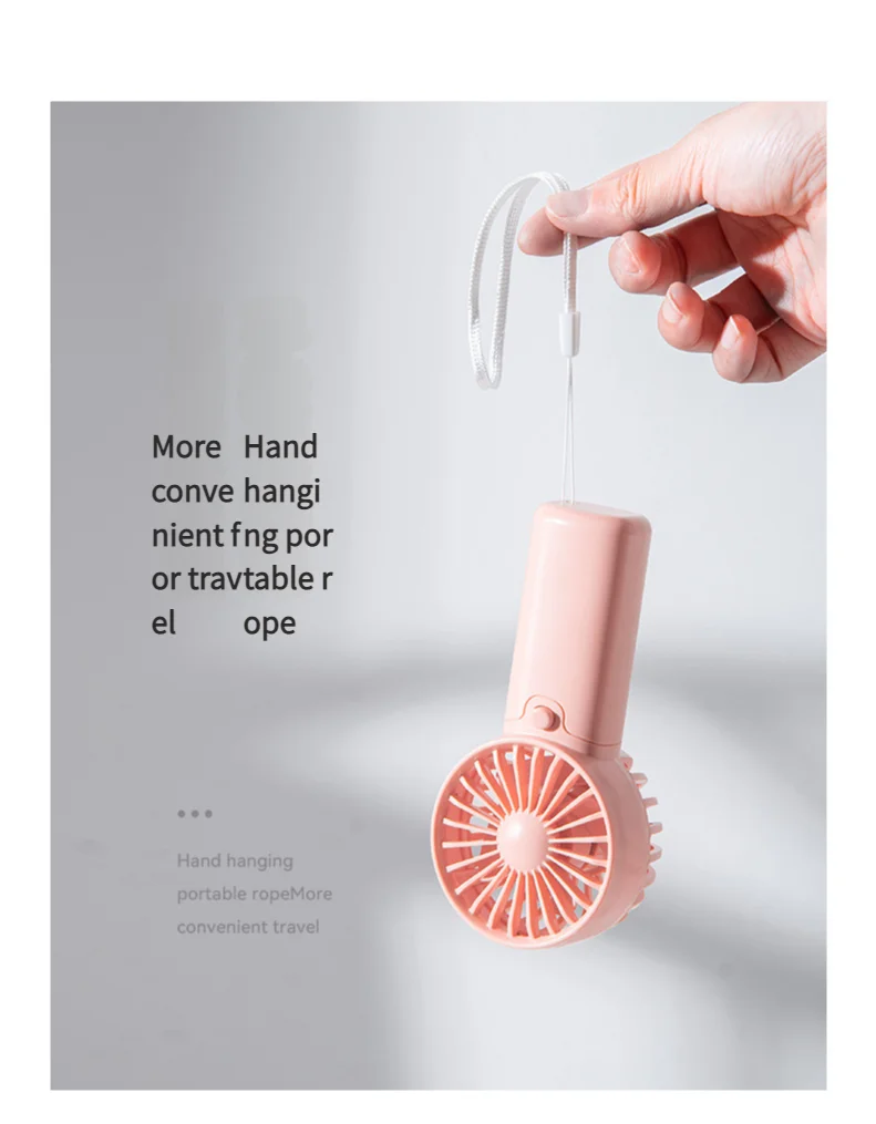 MEET SUN Portable Fan Convenient Creative Small Fan Pocket Hand-held Fan Lightweight AAA Battery Handheld Mini Fan Air Coolers