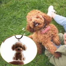 Creative Dog Hair Storage Keychain Transparent Dog\Cat Shape Memorial Pendant Handmade DIY Pet Souvenirs for Pet Lovers Gift