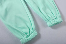 Winter Tracksuit Women Two Piece Set - Oversized Hoodie Sweatpants Solid Color Sportswear Suit |Casual Sweatshirt Trouser Set
