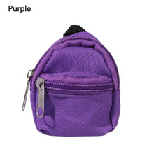 Mini Zipper Doll Backpacks Cute School Bags Doll Backpacks Doll Bags Travel Case Doll Accessories Toy Supplies for Doll Play