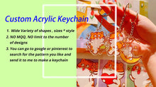Custom Logo Acrylic Keychain Cat Dog ID Charm Print Holographic Personal Photo Pet Souvenir Birthday Gift Tag Name Key Chain