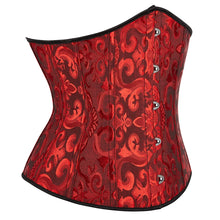 Women Gothic Jacquard Underbust Corset Bustier Waist Cincher Slimming Body Shaper Corselete Lingerie Plus Size Party Clubwear