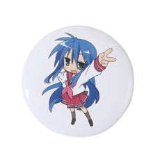 32-75MM Tinplate Pin Button Cartoon Anime Characters Round Icon Collection Brooch Badges Backpack Jewelry Fan Friends Gift