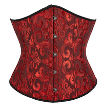 Women Gothic Jacquard Underbust Corset Bustier Waist Cincher Slimming Body Shaper Corselete Lingerie Plus Size Party Clubwear