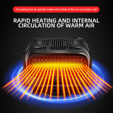 Car Cooling & Heater Fan 12V 120W Auto Windshield Anti-Fog Electric Heating Dryer Defogging Demister Defroster