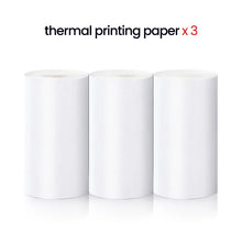 HD Mini Portable Thermal Printer 57mm Self-Adhesive Label Sticker Paper for Phone Picture Photo Universal Portable Label Printer