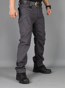 Men Cargo Pants Trousers Multi-pocket Waterproof Wear-resistant Casual Training Overalls Clothing Comfortable Breathable