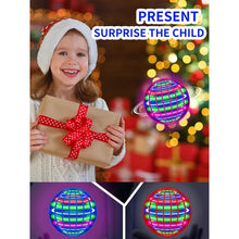 Floating Magic UFO Flying Ball LED Dazzling Lights Automatic Spinning Flying Machine Outdoor Sports Toy Birthday Gift