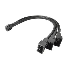 1 to 5 PWM Fan Hub PC CPU Cooling 4PIN Fan Power Cable Hub Adapter Sleeved Case Splitter for Computer Cooler Case Fans