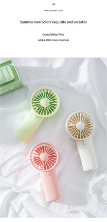 MEET SUN Portable Fan Convenient Creative Small Fan Pocket Hand-held Fan Lightweight AAA Battery Handheld Mini Fan Air Coolers