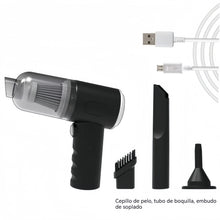 Mini Handheld Car Vacuum Cleaner, Wireless Charging, High Power, Dual Suction & Blower for Car Interior Cleaning
