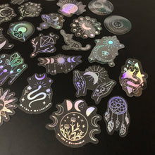 100 Pack Transparent PET Stickers BOHO Designs – Snake;Sun;Moons;Stars etc-Perfect for DIY, Bujo, Phone Cases, Windows & More