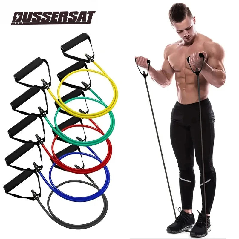Resistance Bands With Handles, Exercise Bands, Workout Bands With Handles For Men Women, Strength Training Equipment At Home