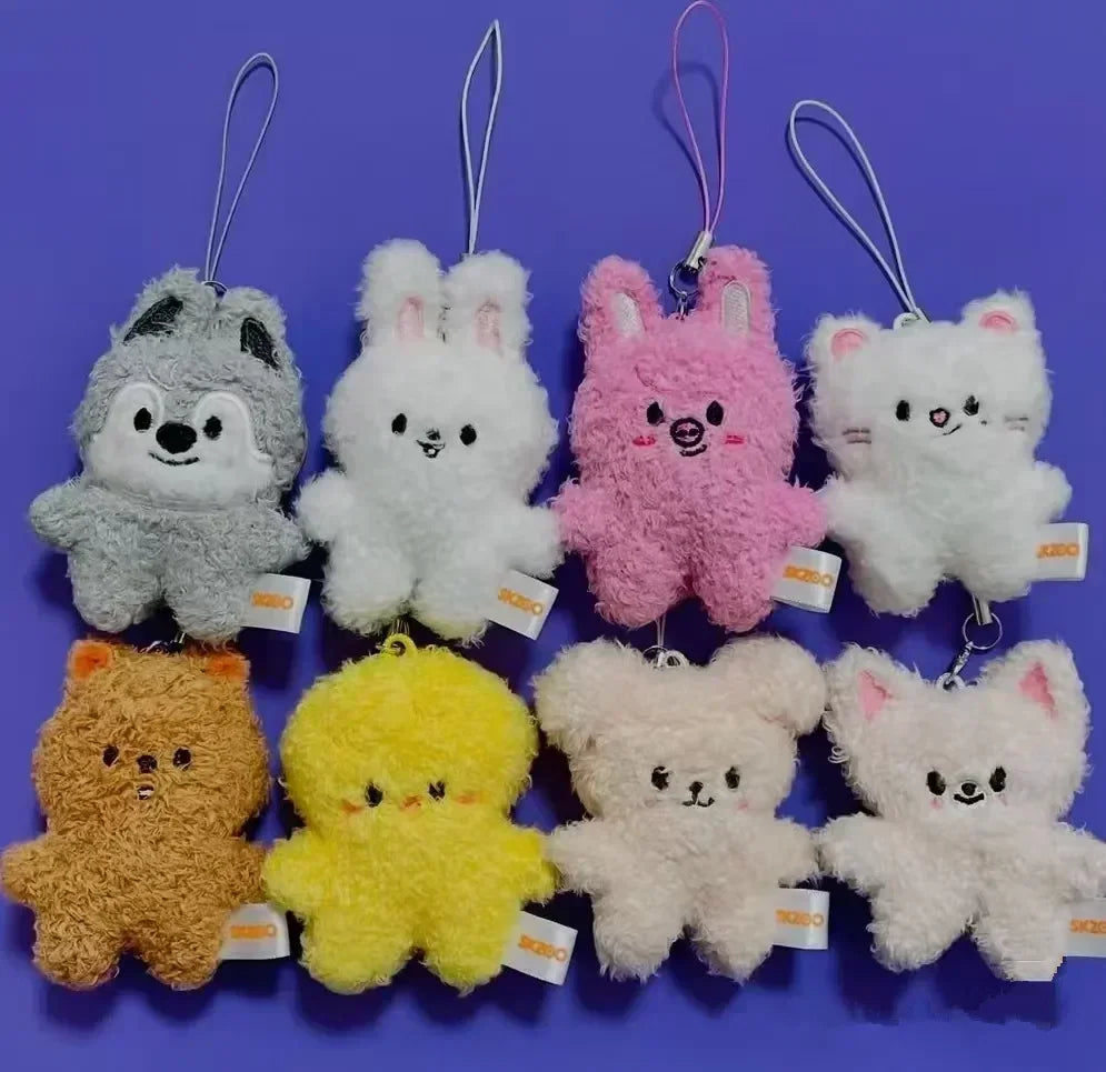 New KPOP Plush Keychain Korean Ide Pendant Toy Keychain Fan Collection Giftsol Plush Cartoon