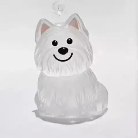 Creative Dog Hair Storage Keychain Transparent Dog\Cat Shape Memorial Pendant Handmade DIY Pet Souvenirs for Pet Lovers Gift