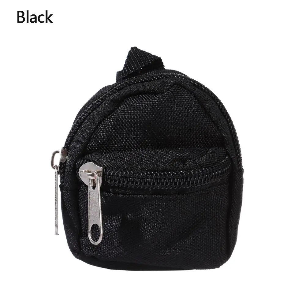Mini Zipper Doll Backpacks Cute School Bags Doll Backpacks Doll Bags Travel Case Doll Accessories Toy Supplies for Doll Play
