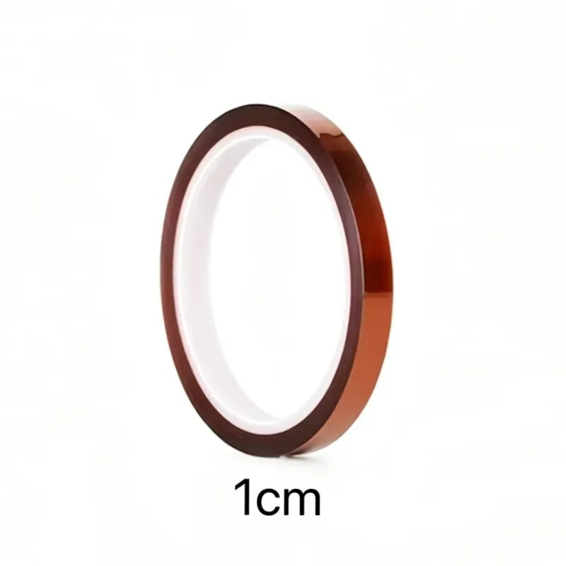 30m Long Gold Finger High Temperature Resistant Tape Polyimide Tape Multi Size Pet Anti Static Lithium Battery Insulation Tape