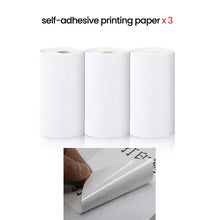 HD Mini Portable Thermal Printer 57mm Self-Adhesive Label Sticker Paper for Phone Picture Photo Universal Portable Label Printer