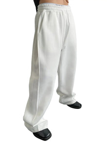 Men's wide leg sweatpants waist drawstring pants straight leg loose pants casual pants Mountaineering pants Jogger Sweatpants