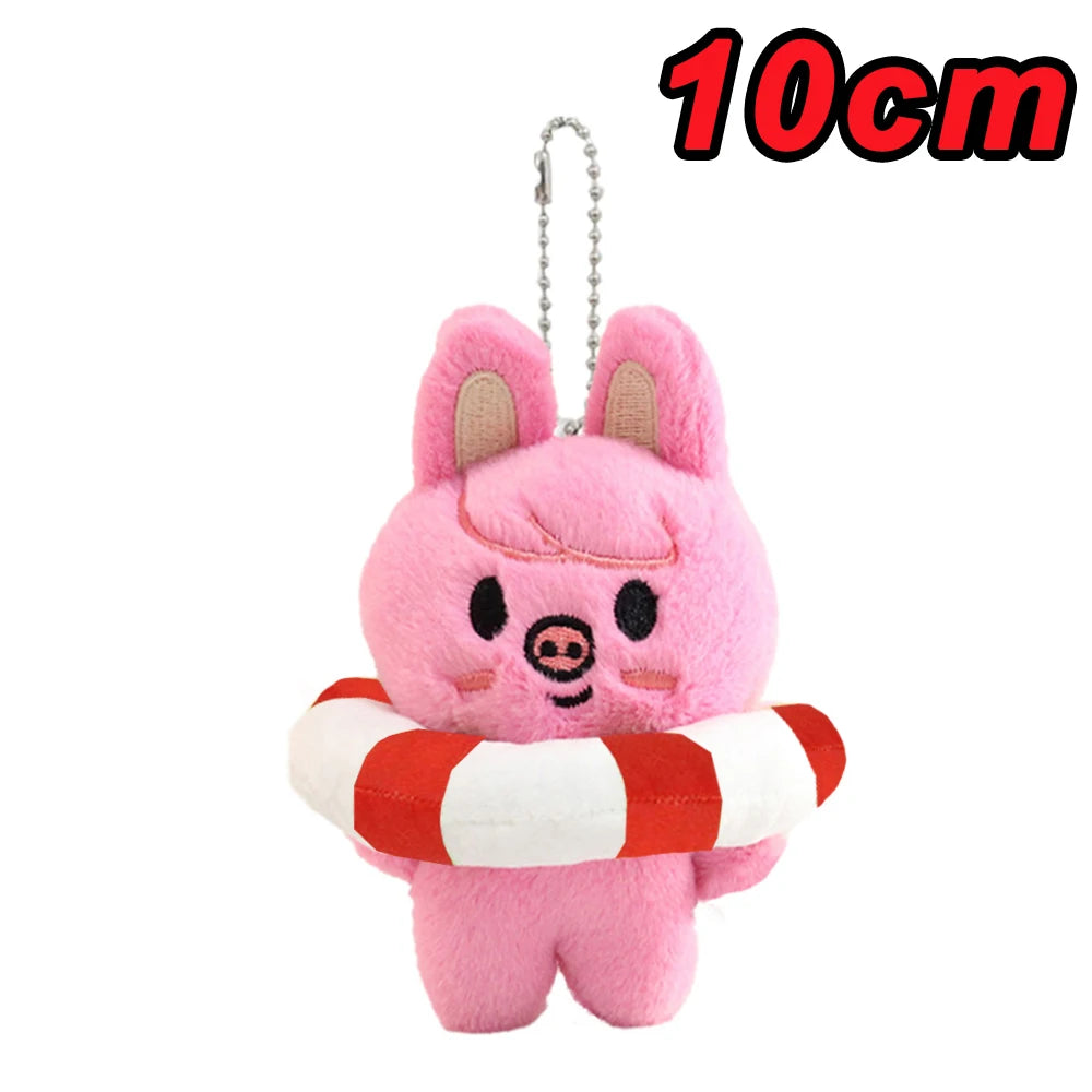 New KPOP Plush Keychain Korean Ide Pendant Toy Keychain Fan Collection Giftsol Plush Cartoon