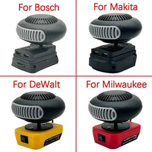 Portable Lithium Electric Power Warm Air Blower Fan Heater Hot&Cold Wind Dual Mode for Makita for Bosch for DeWalt for Milwaukee