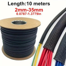 10m /32.8 Feet Pet Expandable Braided Mesh Sleeve Black Flexible Wire Mesh Cover Tv Audio Pc Cable Protection Against Pet Chewing