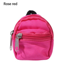 Mini Zipper Doll Backpacks Cute School Bags Doll Backpacks Doll Bags Travel Case Doll Accessories Toy Supplies for Doll Play