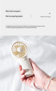 MEET SUN Portable Fan Convenient Creative Small Fan Pocket Hand-held Fan Lightweight AAA Battery Handheld Mini Fan Air Coolers